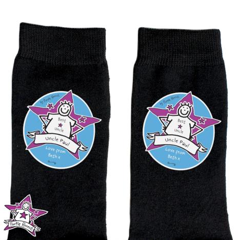 Personalised Purple Ronnie Mens Socks Extra Image 3